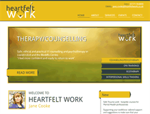 Tablet Screenshot of heartfeltwork.co.uk